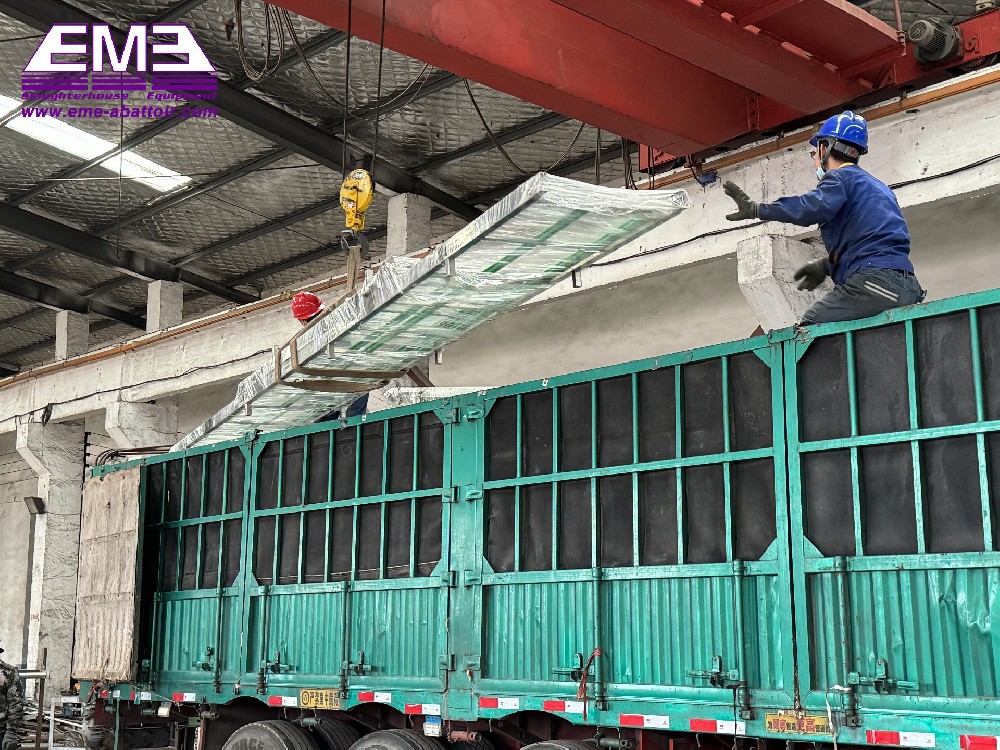 Successfully completed the delivery of machinery and equipment for cattle and sheep slaughter product